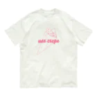 USAGI DESIGN -emi-のうさクレープ オーガニックコットンTシャツ