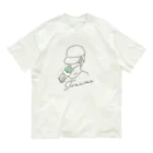 tonime(ﾄﾆｰﾑ)のMint ice cream オーガニックコットンTシャツ