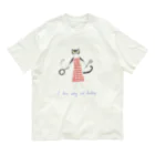 レモンスカッシュの泡のクッキングキャット Organic Cotton T-Shirt