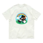 Kotetsu diary(SUZURI店)のシェルティ×ピアノ Organic Cotton T-Shirt