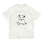 鼠兎はむ🐹のはむすたー(ホワイト) オーガニックコットンTシャツ