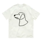 aya1のダックスフンドにこ〈線〉 Organic Cotton T-Shirt