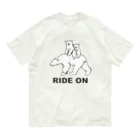 シロクマ商店の乗るクマ Organic Cotton T-Shirt