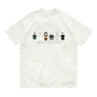 シロクマ商店の世界一周クマ Organic Cotton T-Shirt