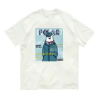 シロクマ商店のおしゃれクマ Organic Cotton T-Shirt