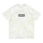 slaoのカラスマ文庫 GRAY オーガニックコットンTシャツ