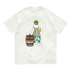 シロクマ商店のビアクマ Organic Cotton T-Shirt