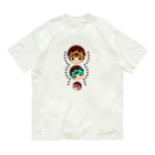 【Chocoa】-チョコア-のChocoa. 3色だんご🍡O.C. オーガニックコットンTシャツ