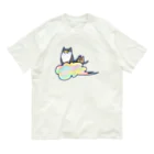 cosmicatiromの五色の雲と二匹の猫 Organic Cotton T-Shirt