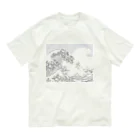 HOUSOのGIGA「冨嶽の白兎」 Organic Cotton T-Shirt