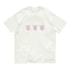 empty_cのなんともいえない表情のカバ オーガニックコットンTシャツ