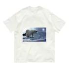 NY　tobiraのシロクマを守ろう Organic Cotton T-Shirt