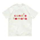 candle_tomatoのcandle tomato オーガニックコットンTシャツ