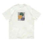 noe_to_meg (ノエとめぐ)の北欧テキスタイル風【縦A 】× golden retriever Organic Cotton T-Shirt