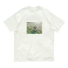 anioの春の犬 オーガニックコットンTシャツ