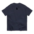 WAMI ARTの花火見る黒猫 Organic Cotton T-Shirt