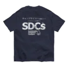 Too fool campers Shop!のSDCsキャンペーン キャンプサイコーおじさんコラボ(白文字) オーガニックコットンTシャツ