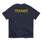 MUGENGEN (ムゲンゲン)のTRAINEE letter D_YW Organic Cotton T-Shirt