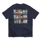 shop あこ猫犬屋のレトロ猫 オーガニックコットンTシャツ