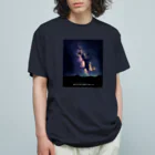 ari designの夜空星空(イラスト・修正版) オーガニックコットンTシャツ