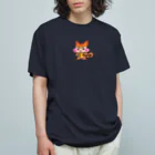 奈々芽笑店(フランス支部)のリスの利助 オーガニックコットンTシャツ