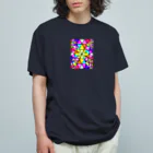 みにゃ次郎のステンドグラス Organic Cotton T-Shirt