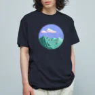 memo-s notesのcows+mountain  オーガニックコットンTシャツ