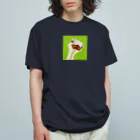 HIGH FIVE Shopのダチョウのダッシュ オーガニックコットンTシャツ