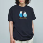 ポコそらグッズSHOPのポコそらツーショット濃色T オーガニックコットンTシャツ