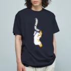 123izmの眠りシロクマ オーガニックコットンTシャツ