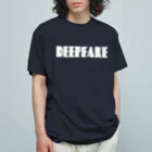 STEP_STOREのDEEPFAKE オーガニックコットンTシャツ