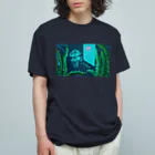 aosansyoの接続するタコクラゲ Long time no see オーガニックコットンTシャツ