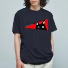 小鳥と映画館のブラックキャット Organic Cotton T-Shirt