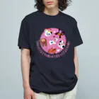 SU-KUのうまひつじさるとりいぬい オーガニックコットンTシャツ