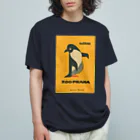 YS VINTAGE WORKSのチェコ・プラハ動物園　ペンギン　 オーガニックコットンTシャツ