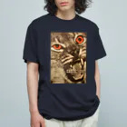 YS VINTAGE WORKSのポーランド 1953年　"The cat has orange eyes" オーガニックコットンTシャツ