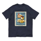 YS VINTAGE WORKSのチェコ・スロヴァキア マッチ（パンとケーキ） オーガニックコットンTシャツ