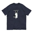 tsurukoのぷるぷるねこ オーガニックコットンTシャツ