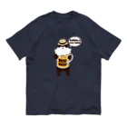 キッズモード某のビールベアー オーガニックコットンTシャツ