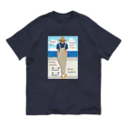 キッズモード某の海と麦わら帽の青年 Organic Cotton T-Shirt