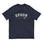 LONESOME TYPE ススのSPOON (KINARI) Organic Cotton T-Shirt