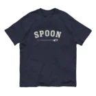 LONESOME TYPE ススのSPOON (KINARI) オーガニックコットンTシャツ