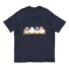 TeaDrop.Cのキンカチョウ（枠付き） Organic Cotton T-Shirt