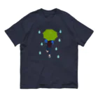キッズモード某の平凡な雨の日　（グリーンVr） オーガニックコットンTシャツ