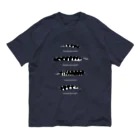 ハネクラシのコクビャクノハネ　白文字 Organic Cotton T-Shirt
