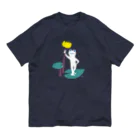 キュート セイサクショのしろッグ・コウホネ２ オーガニックコットンTシャツ