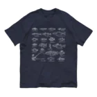 Umikko8823のお魚図鑑 オーガニックコットンTシャツ