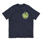 キッズモード某のチャーミングアップル(青りんご) オーガニックコットンTシャツ