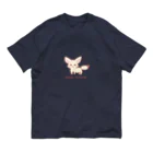 猫屋敷の砂漠キツネ オーガニックコットンTシャツ