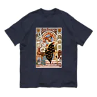 YS VINTAGE WORKSのフランス版ハイカラさんが通る???　どことなくミュシャ風　 オーガニックコットンTシャツ